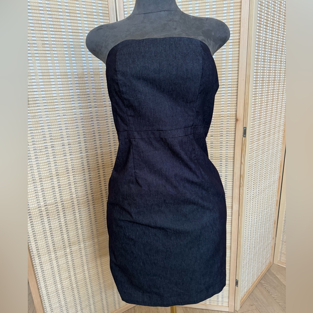 Merona Strapless Denim Dress